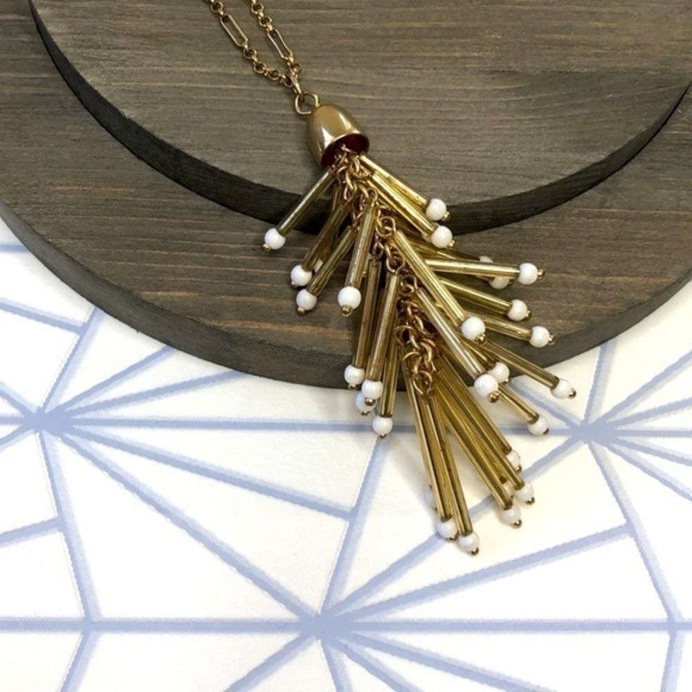 Sugarfix by Baublebar Gold Toned Tassel Necklace